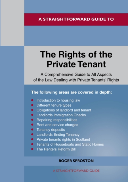 A Straightforward Guide to the Rights of the Private Tenant, EPUB eBook