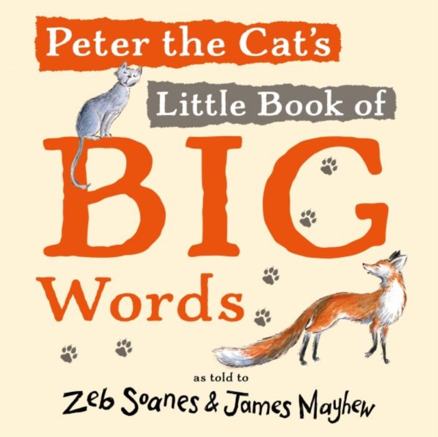 Peter the Cat's Little Book of Big Words, Hardback Book