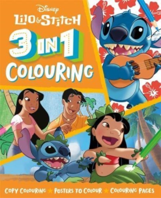 Disney Lilo & Stitch: 3 in 1 Colouring, Paperback / softback Book