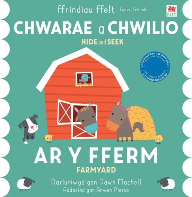 Chwarae a Chwilio: Ar y Fferm / Hide and Seek: On the Farm, Hardback Book