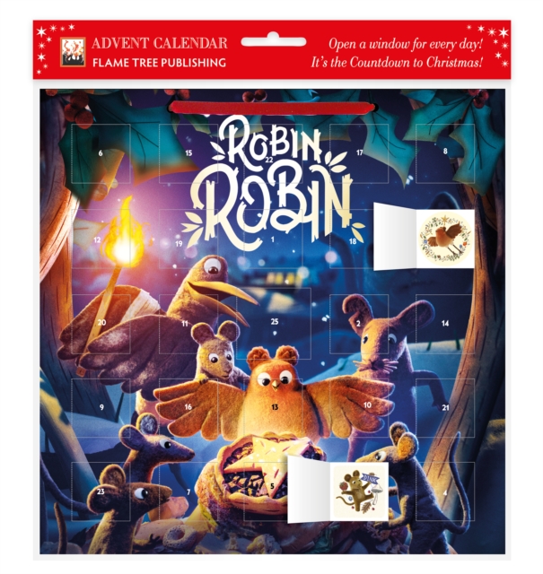 Aardman: Robin Robin Advent Calendar (with stickers), Calendar Book