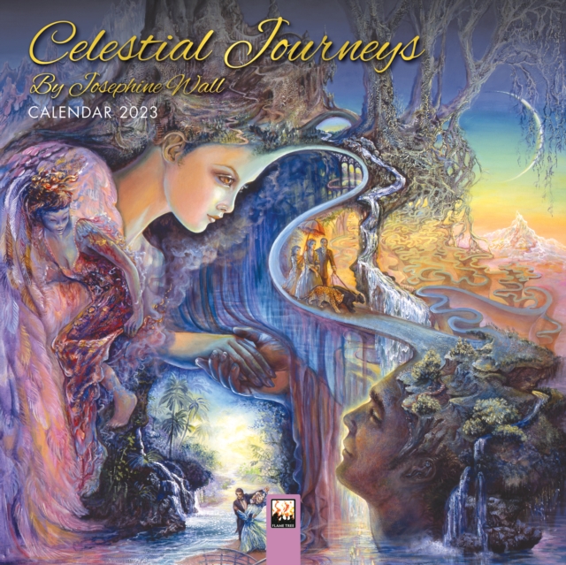 Celestial Journeys by Josephine Wall Mini Wall Calendar 2023 (Art Calendar), Calendar Book