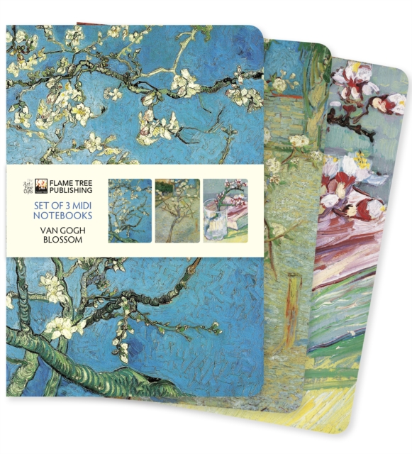 Vincent van Gogh: Blossom Set of 3 Midi Notebooks, Notebook / blank book Book