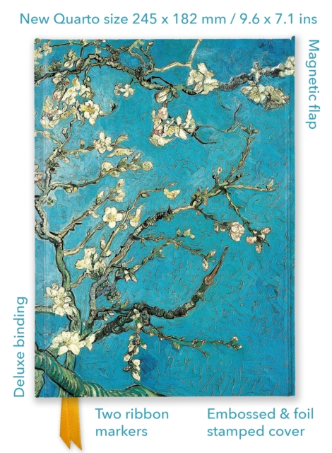 Vincent van Gogh: Almond Blossom (Foiled Quarto Journal), Notebook / blank book Book