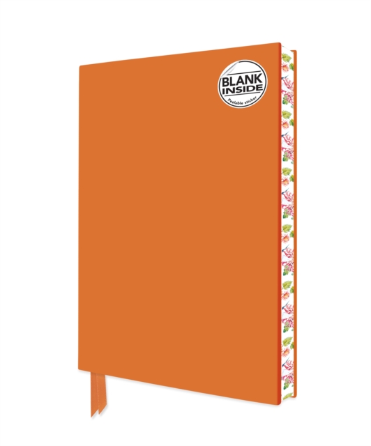 Orange Blank Artisan Notebook (Flame Tree Journals), Notebook / blank book Book
