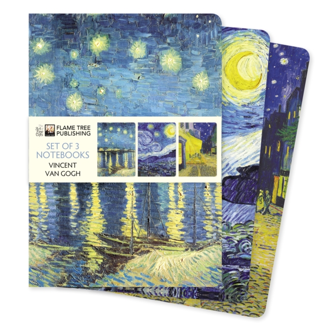 Vincent van Gogh Set of 3 Standard Notebooks, Notebook / blank book Book