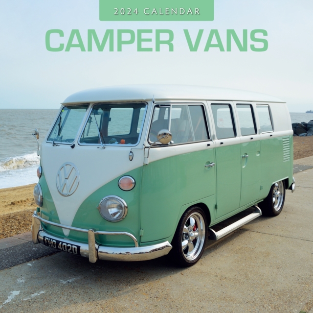 Camper Vans 2024 Square Wall Calendar, Paperback / softback Book