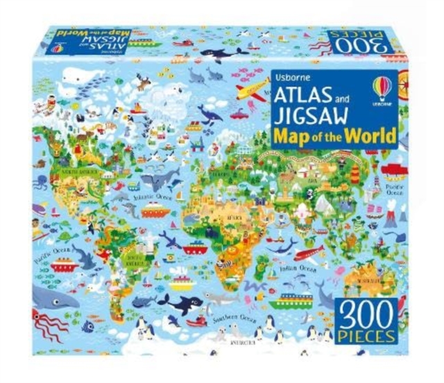 Atlas and Jigsaw Map of the World, Paperback / softback Book