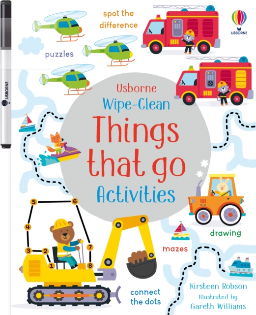 Wipe-Clean Things That Go Activities, Paperback / softback Book