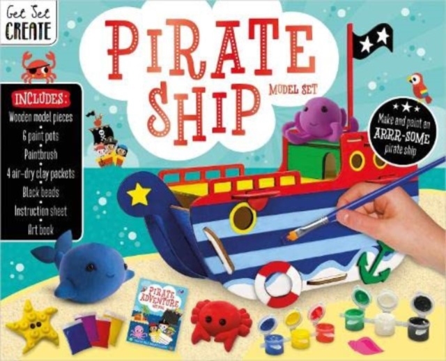 Pirate Ship Model Set, Hardback Book