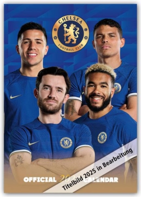 Official Chelsea FC A3 Calendar 2025, Calendar Book
