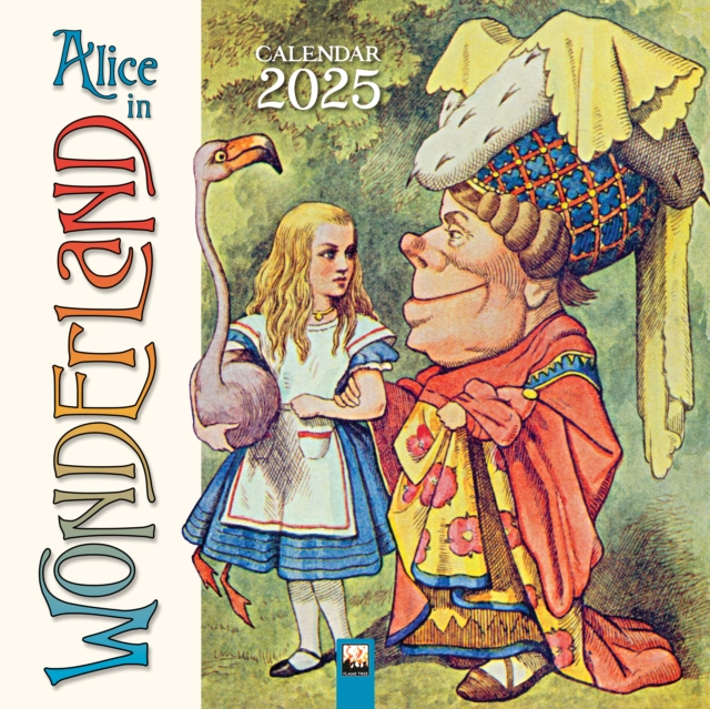 Alice in Wonderland Wall Calendar 2025 (Art Calendar), Calendar Book