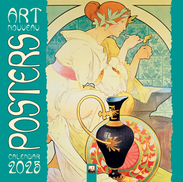 Art Nouveau Posters Wall Calendar 2025 (Art Calendar), Calendar Book