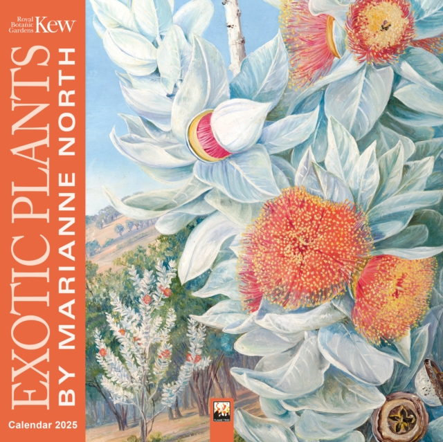 Kew Gardens: Exotic Plants by Marianne North Wall Calendar 2025 (Art Calendar), Calendar Book