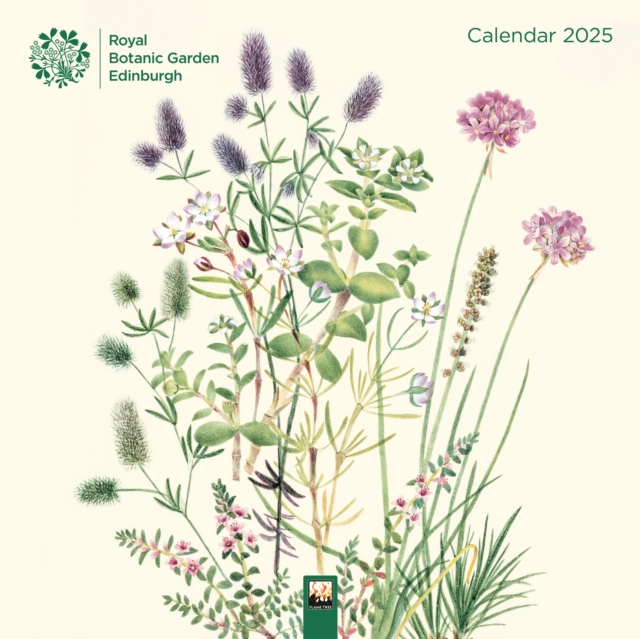 Royal Botanic Garden Edinburgh Wall Calendar 2025 (Art Calendar), Calendar Book