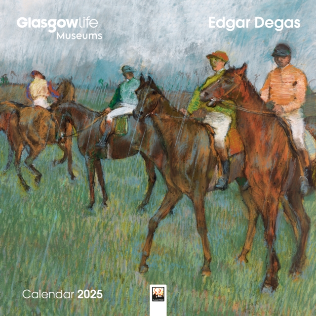 Glasgow Museums: Edgar Degas Wall Calendar 2025 (Art Calendar), Calendar Book