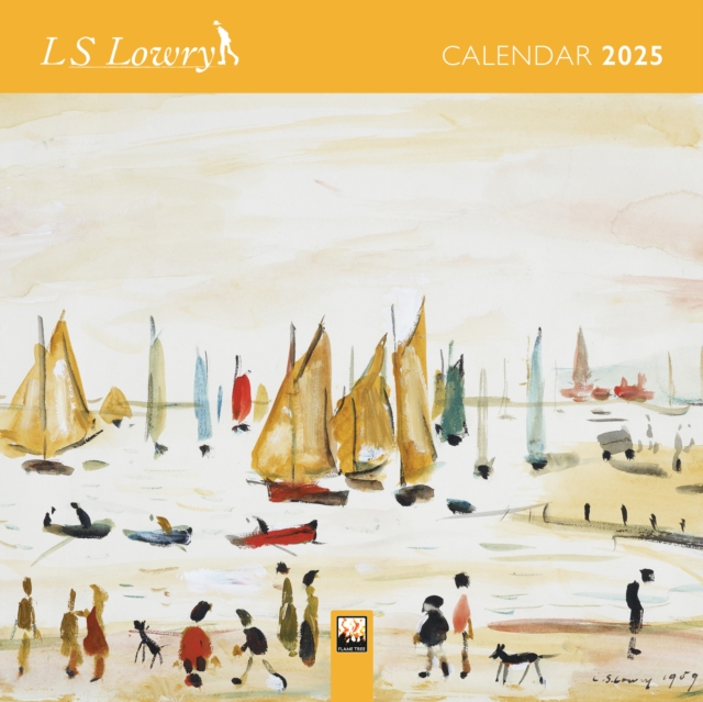 L.S. Lowry Mini Wall Calendar 2025 (Art Calendar), Calendar Book