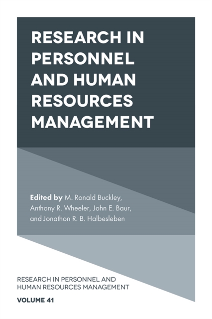 Research in Personnel and Human Resources Management, Hardback Book