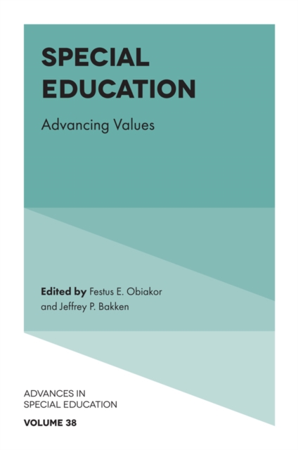 Special Education : Advancing Values, Hardback Book