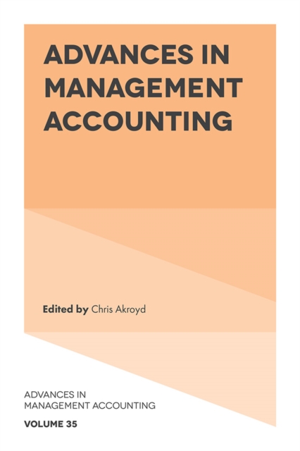 Advances in Management Accounting, Hardback Book