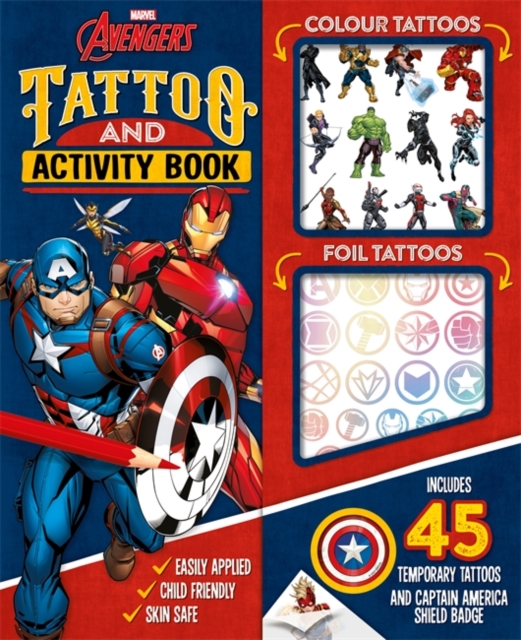 Marvel Avengers: Tattoo and Activity Book, Paperback / softback Book