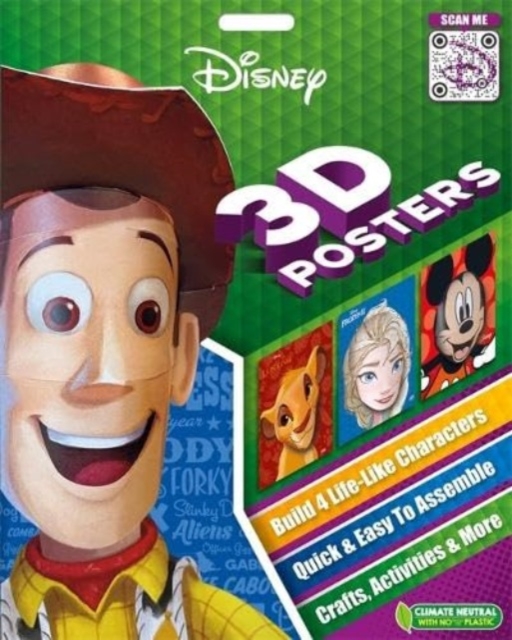 Disney: 3D Posters, Paperback / softback Book