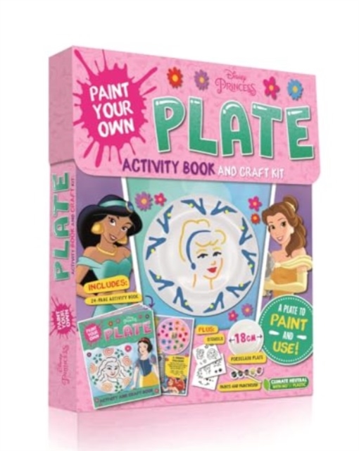 Disney Princess: Paint Your Own Plate Activity Book and Craft Kit, Paperback / softback Book