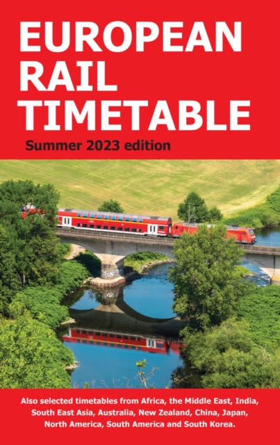 European Rail Timetable Summer 2023, Paperback / softback Book