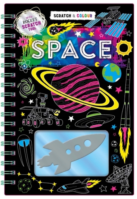 Scratch & Colour: Space, Hardback Book
