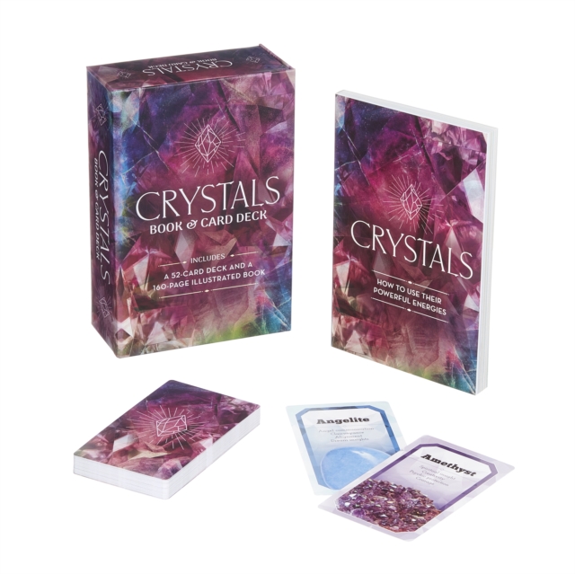 Crystals Book & Card Deck : Includes a 52-Card Deck and a 160-Page Illustrated Book, Paperback / softback Book