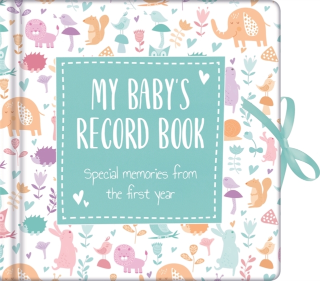 My Baby's Record Book Blue, Hardback Book