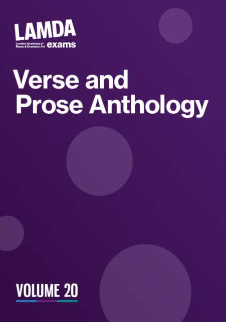 LAMDA Verse and Prose Anthology: Volume 20, Paperback / softback Book