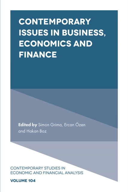 Contemporary Issues in Business, Economics and Finance, Hardback Book