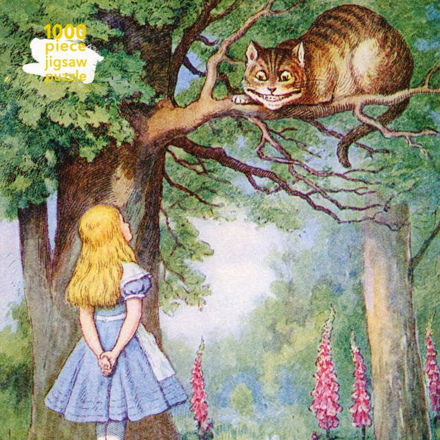 Adult Jigsaw Puzzle Alice and the Cheshire Cat : 1000-piece Jigsaw Puzzles, Jigsaw Book