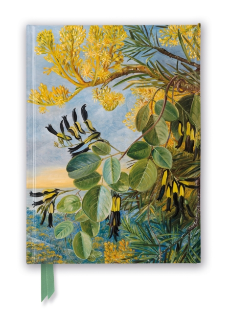 Kew: Marianne North: Flowers of the Flame-Tree and Yellow and Black Twiner, West Australia (Foiled Journal), Notebook / blank book Book