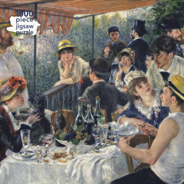 Adult Jigsaw Puzzle Pierre Auguste Renoir: Luncheon of the Boating Party : 1000-piece Jigsaw Puzzles, Jigsaw Book
