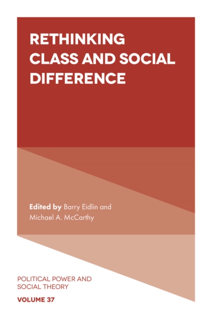 Rethinking Class and Social Difference, Hardback Book