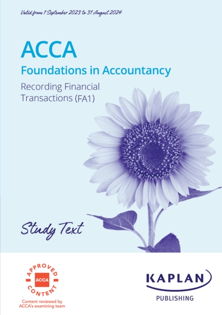 RECORDING FINANCIAL TRANSACTION - STUDY TEXT, Paperback / softback Book