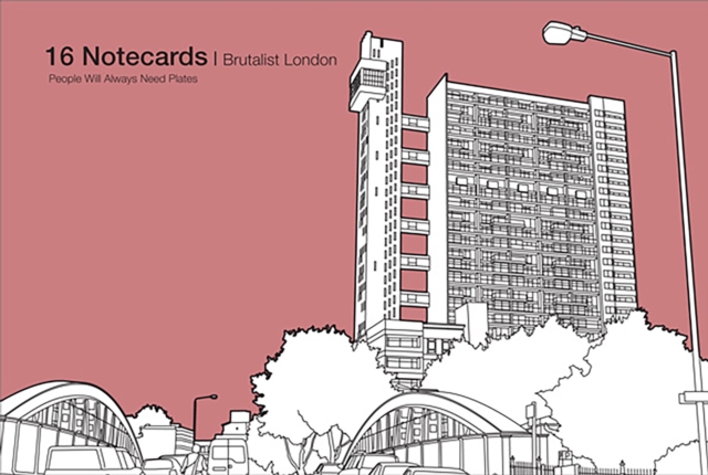 Brutalist London - 16 Notecards, Cards Book