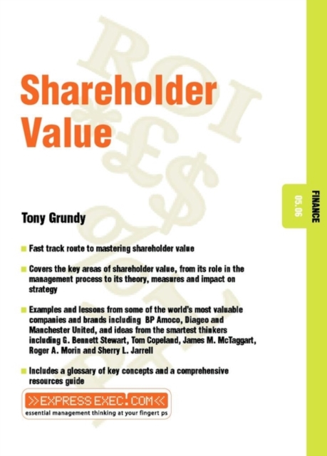 Shareholder Value : Finance 05.06, Paperback / softback Book