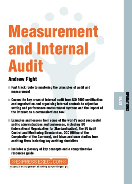 Measurement and Internal Audit : Operations 06.09, Paperback / softback Book