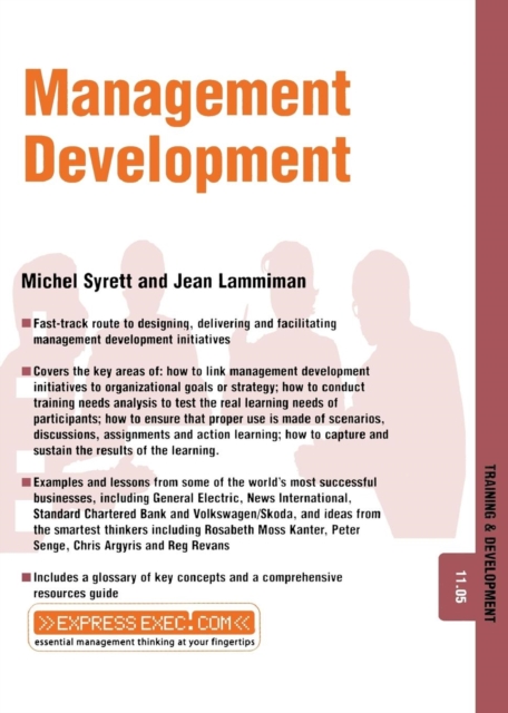 Management Development : Training and Development 11.5, Paperback / softback Book