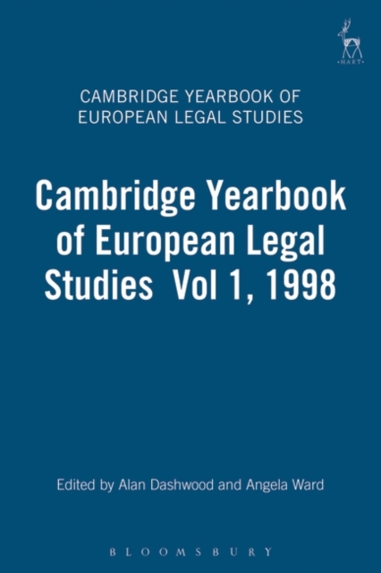 Cambridge Yearbook of European Legal Studies  Vol 1, 1998, Hardback Book