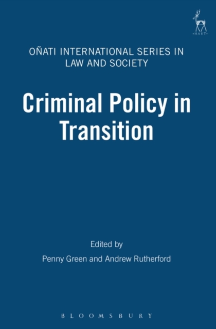 Criminal Policy in Transition, Hardback Book
