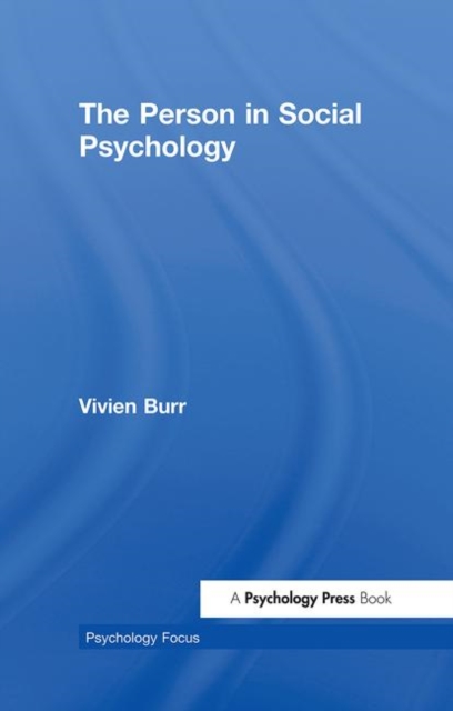 The Person in Social Psychology, Hardback Book