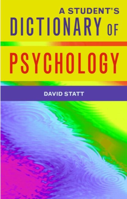 A Student's Dictionary of Psychology, Paperback / softback Book