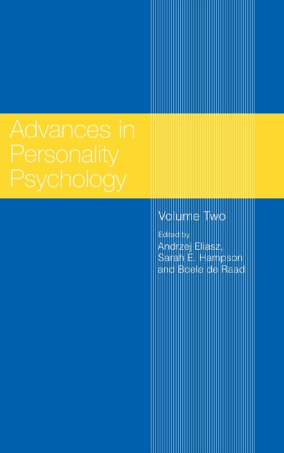 Advances in Personality Psychology : Volume II, Hardback Book