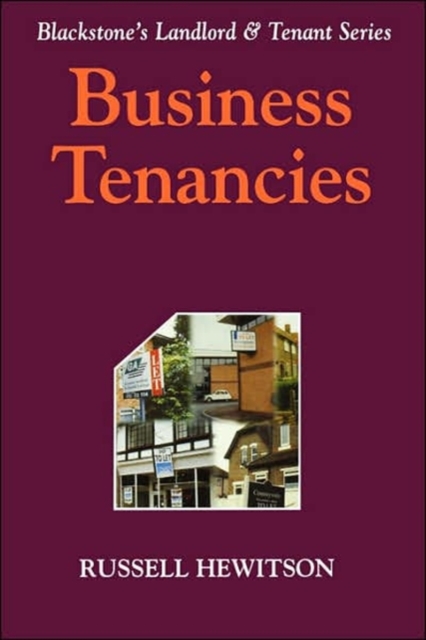 Landlord and Tenant Series: Business Tenancies, Paperback / softback Book