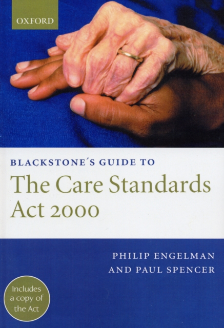 Blackstone's Guide to the Care Standards Act 2000, Paperback / softback Book