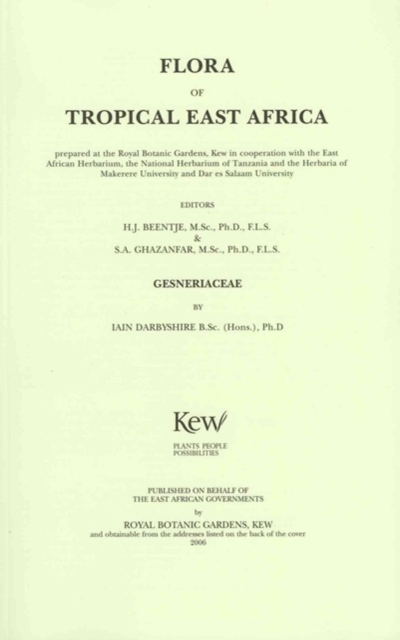 Flora of Tropical East Africa: Gesneriaceae : Gesneriaceae, Paperback / softback Book